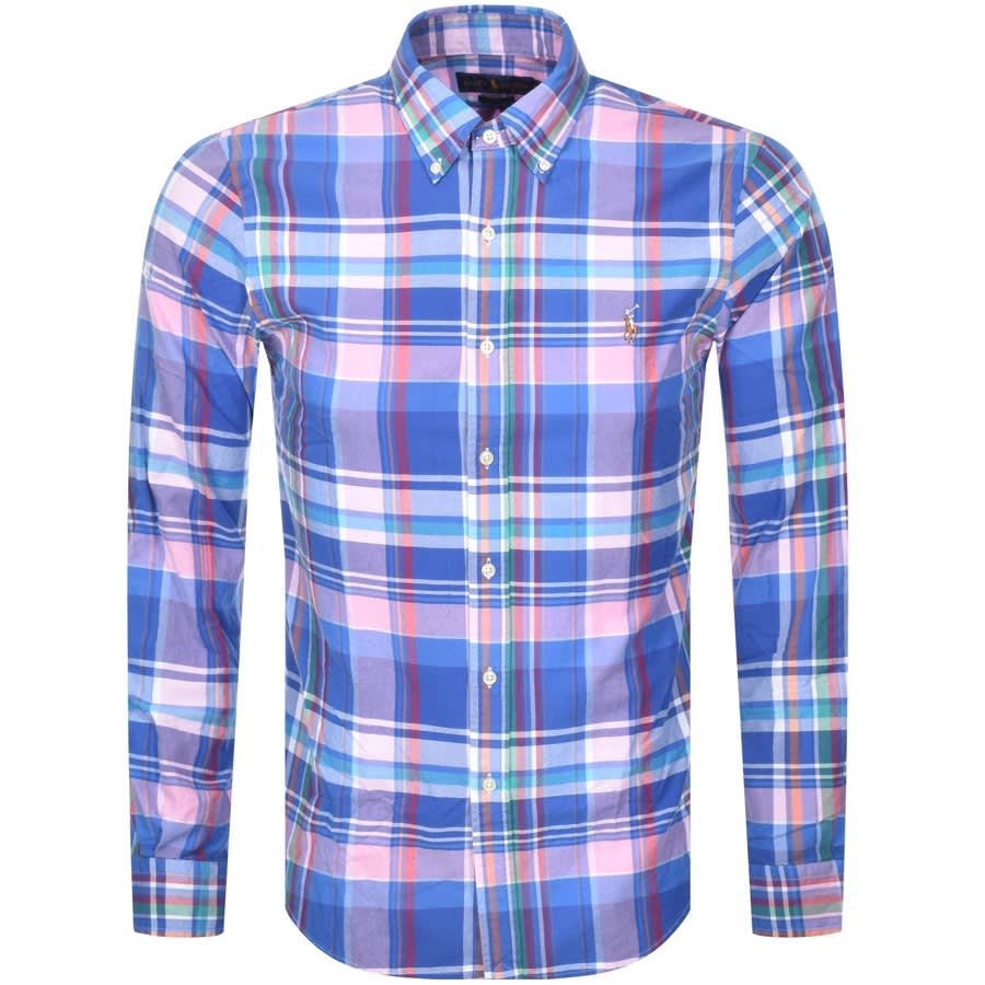Alternative Image for ProductRalph Lauren Oxford Slim Fit Shirt Blue1